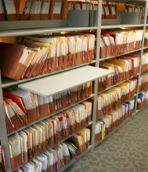 0172 - Open Shelf Filing System with Posting Shelf